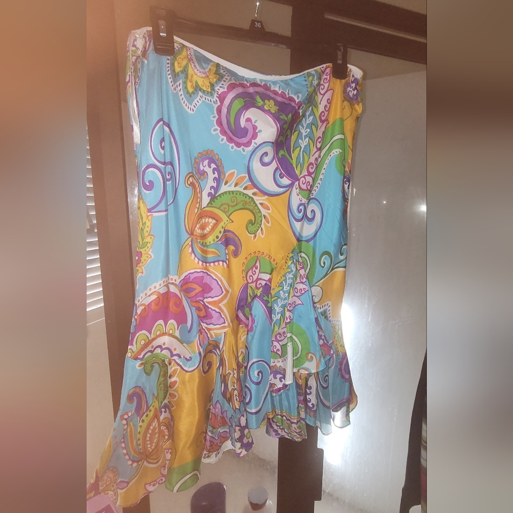 Lauren high-low skirt